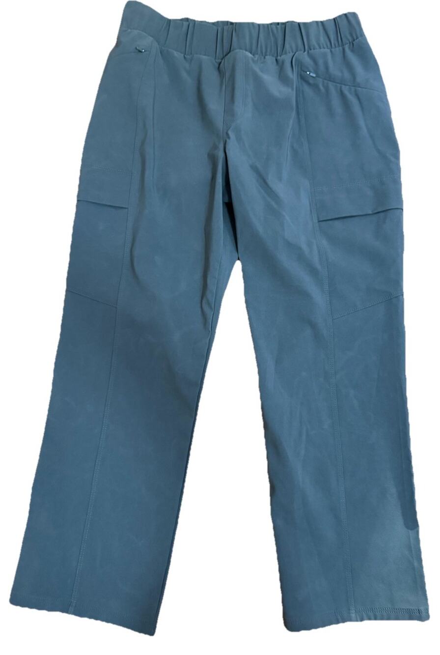 EDDIE BAUER Women’s Olive Army Green Four Front Pocket Travel Pants Size 4